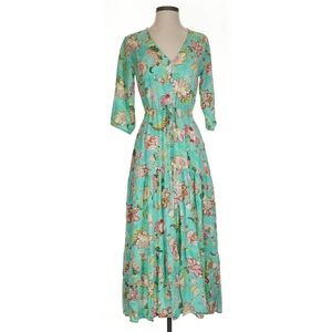 Sunday Mi Amor floral tiered maxi dress